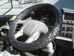 The quilting material　steering cover　