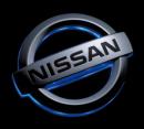 【NISSAN Blue】LED ORNAMENT PLATE【LOB-NS31B】